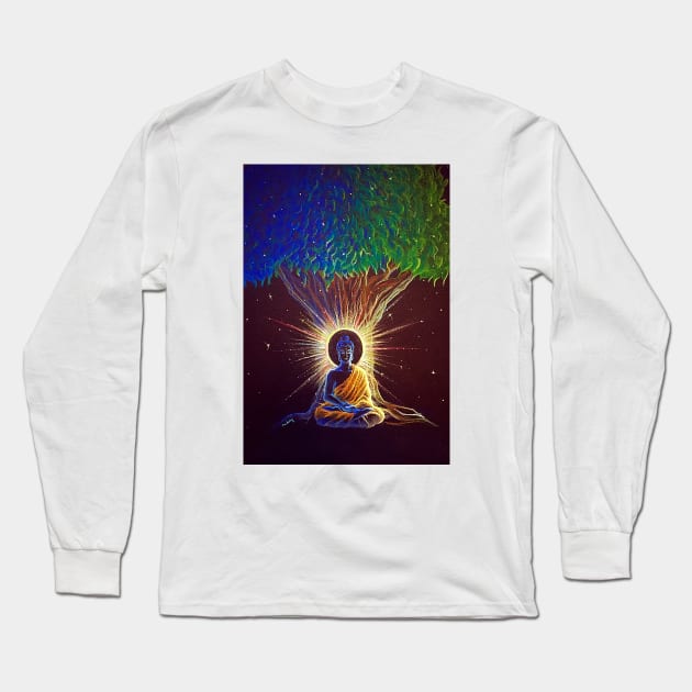 Enlightenment Long Sleeve T-Shirt by amadeuxway